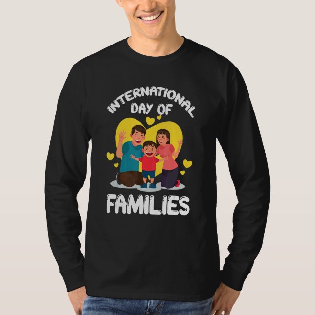 T-shirt The International Day Of Families United Nations (Devant)
