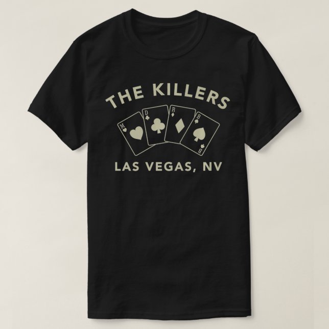 T-shirt The Killers Official Ace Initials OffWhite Premium (Design devant)