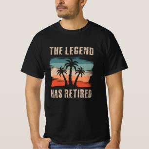 T-shirt The legend has retired