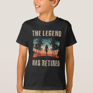 T-shirt The legend has retired