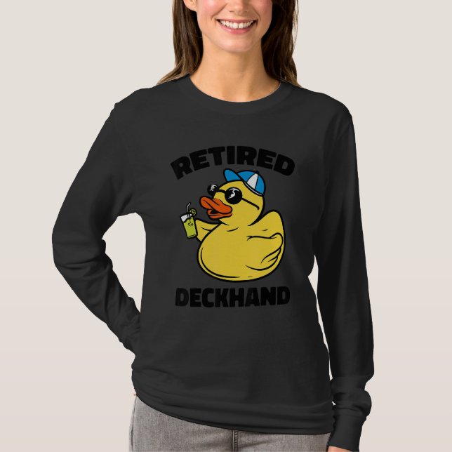 T-shirt The Legend Has Retired Deckhand (Devant)