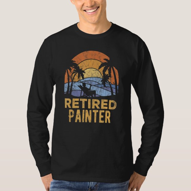 T-shirt The Legend Has Retired Painter (Devant)