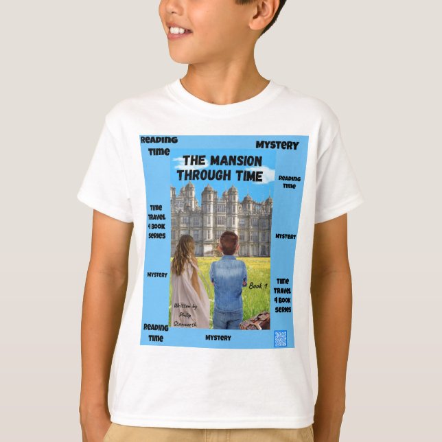 T-shirt The Mansion Through time Book Memorabilia boys (Devant)