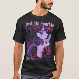 T-shirt The Many Words ofwilight Sparkle vintage