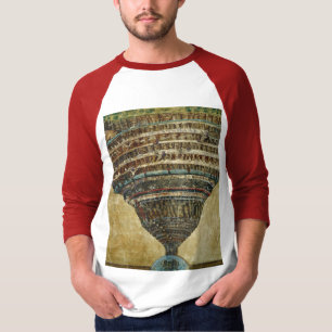 T-shirt The Map of Hell, Abyss of Hell - Sandro Botticelli