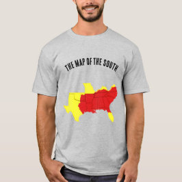 T-shirt The Map of the South
