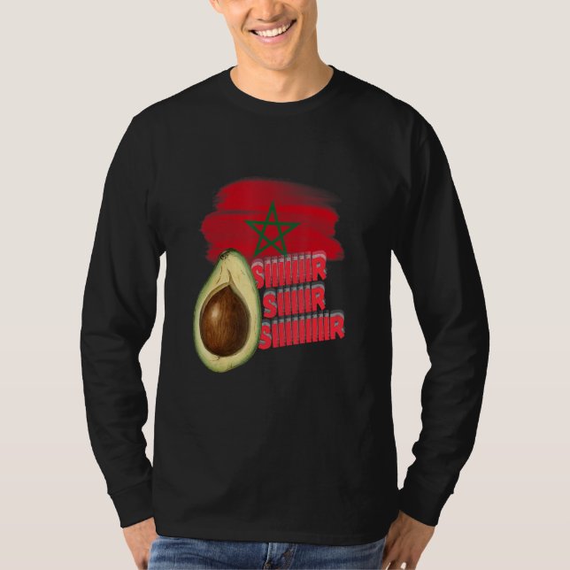 T-shirt The Moroccan Soccer Coach! Siir let's go final! le (Devant)