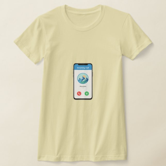 T-shirt The Mountains are calling (Poser)