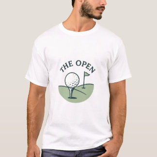 T-shirt The Open – Minimalist Golf Design