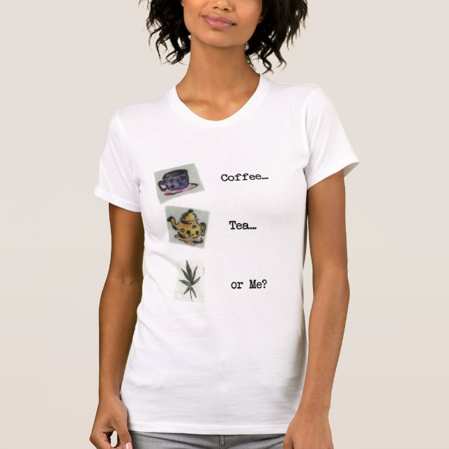 T-shirt Thé ou moi de café ? (Devant)