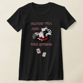 T-shirt Thé Sang et Corde Rouge - Slim pour femmes