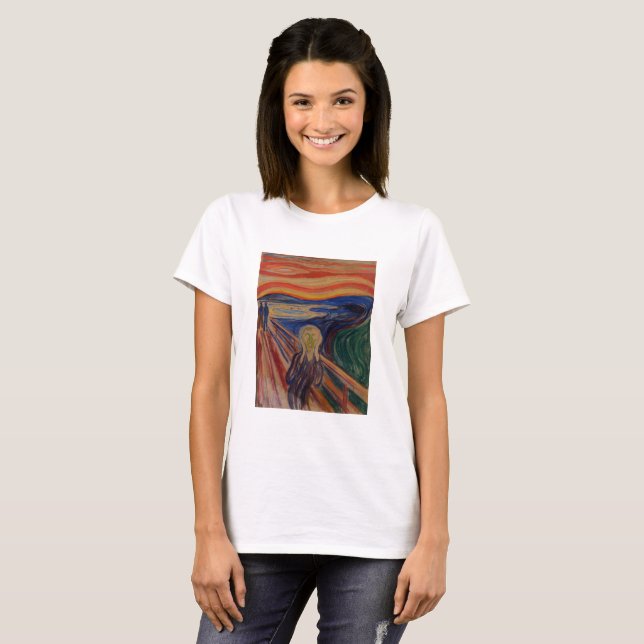 T-shirt The Scream by Edvard Munch – Iconic Art (Devant entier)