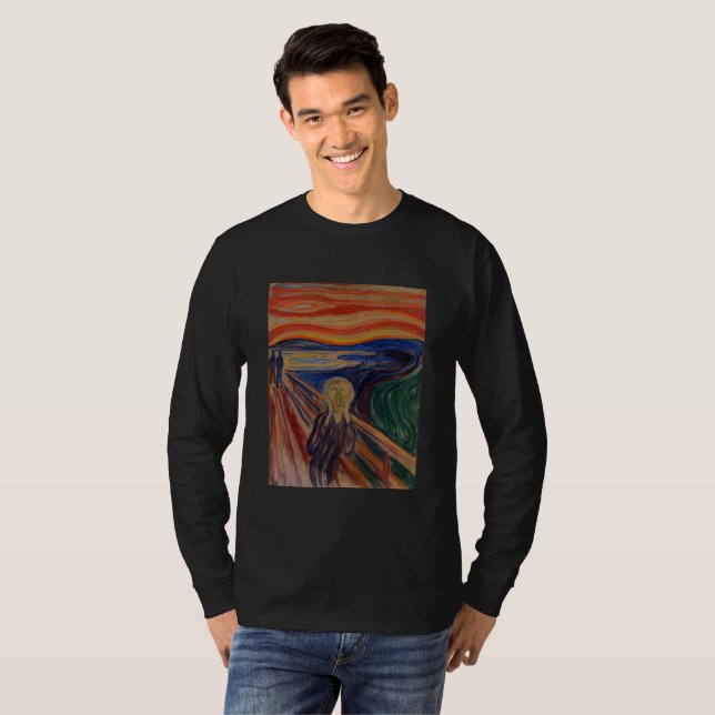T-shirt The Scream by Edvard Munch – Iconic Art (Devant entier)