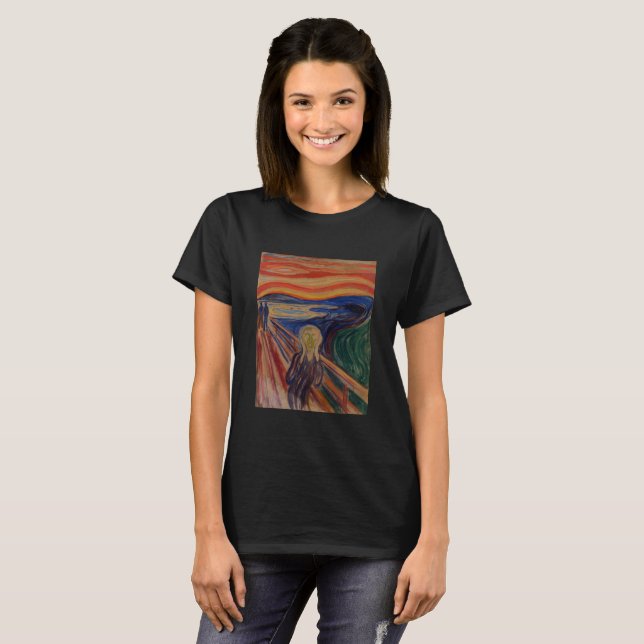 T-shirt The Scream by Edvard Munch – Iconic Art (Devant entier)