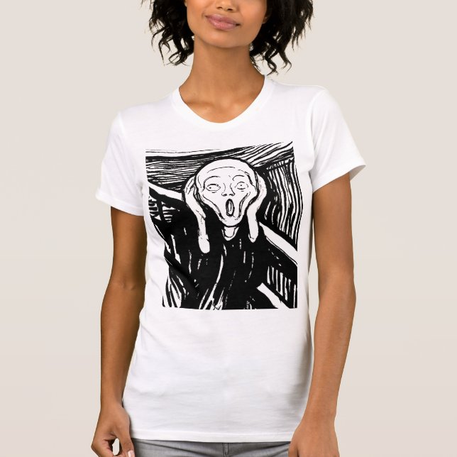 T-shirt The Scream – Edvard Munch Art (Devant)