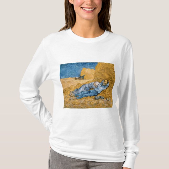 T-shirt The Siesta 1890 by Vincent van Gogh (Devant)