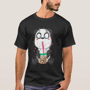T-shirt Thé sucré de boisson coréenne Panda Soju Bamboo Be