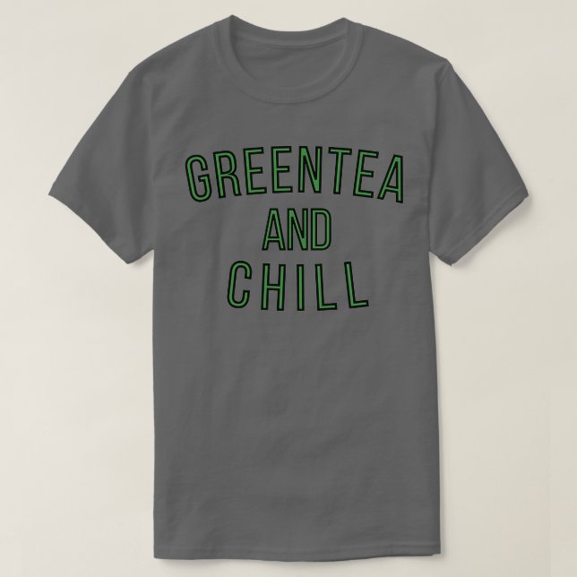 T-shirt Thé vert et refroidissement (Design devant)