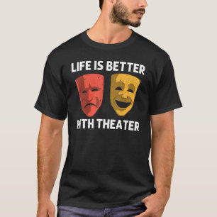 T-shirt Théâtre cool Pour Hommes Femmes Broadway Théâtre M