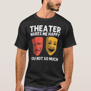 T-shirt Théâtre cool Pour Hommes Femmes Broadway Théâtre M