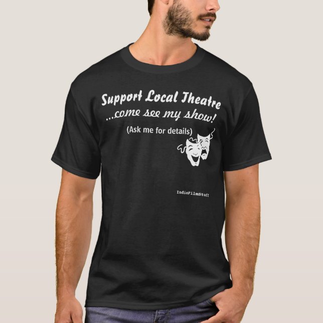 T-shirt Théâtre de gens du pays de soutien (Devant)