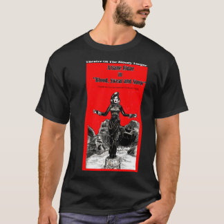 T-shirt Théâtre de la langue sanglante - sang, sueur