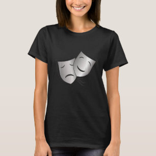 T-shirt Théâtre dramatique Masques Comédie et tragédie 2
