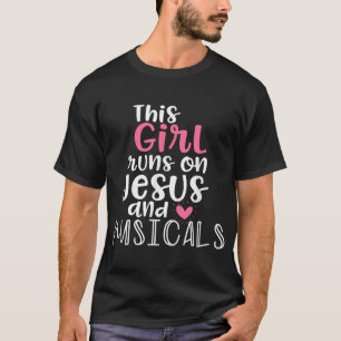 T-shirt Théâtre musical Giftsn Girl court sur Jesus Musica
