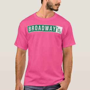 T-shirt Théâtre musical - Panneau de rue Broadway