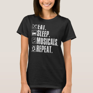 T-shirt Théâtre musical Vie Théâtre Acteur Acteur