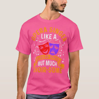 T-shirt Théâtre pour femmes opéra chanter musique chorale 