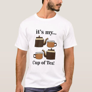 T-shirt Théière Tasse à Thé C'est Ma Tasse de Thé Party