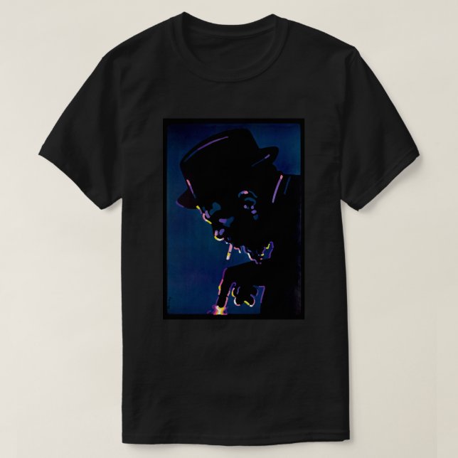 T-shirt Thelonious Monk Illustrated (Design devant)