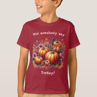 T-shirt Thème automne ou Thanksgiving