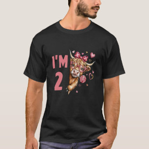 T-shirt Thème d'animaux de la ferme pour 2e anniversaire d