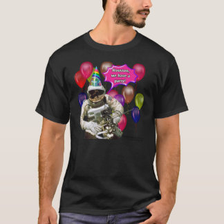 T-shirt Thème d'anniversaire d'astronaute