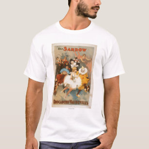 T-shirt Thème de carnaval de vaudevilles de Sandow