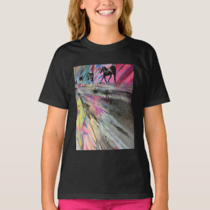 T-shirt Thème de cheval dans des couleurs vives
