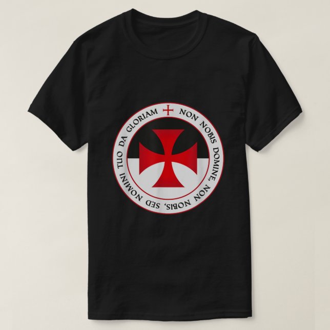 T-shirt Thème de Cross Christian Crusader (Design devant)