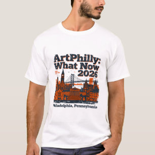 T-shirt Thème de la silhouette de l'horizon de Philadelphi