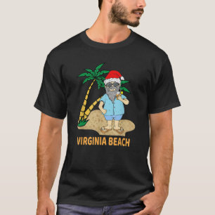 T-shirt Thème de Noël drôle de vacances à Virginia Beach H