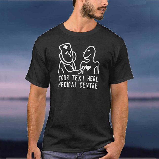T-shirt Thème de santé cardiovasculaire du Centre Médicale (Créateur téléchargé)