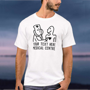 T-shirt Thème de santé cardiovasculaire du Centre Médicale