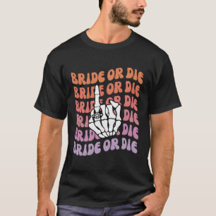 T-shirt Thème Enterrement de Vie de Jeune Fille Bride Or D