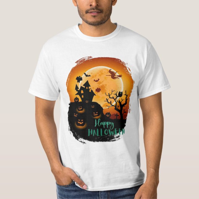 T-shirt thème Halloween (Devant)