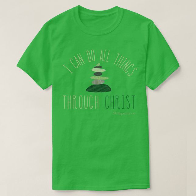 T-shirt Thème Jeunesse 2023 LDS Je Peux Faire Tout Par C (Design devant)