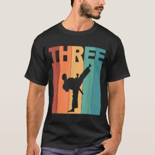 T-shirt Thème Karaté Taekwondo 3e Anniversaire 3 Ans