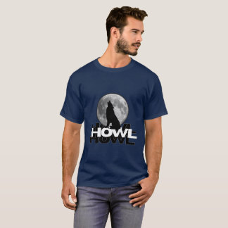 T-shirt thème loup hurlant