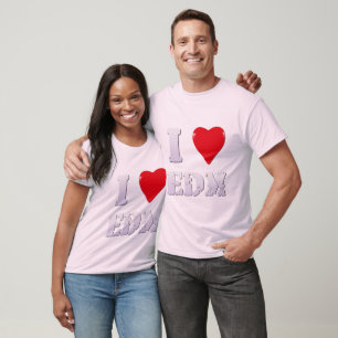 T-SHIRT THÈME MUSICAL - INCROYABLE J'AIME EDM - CHEMISE