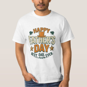 T-shirt Thème Rétro Irlandais de la Saint-Patrick Joyeuse